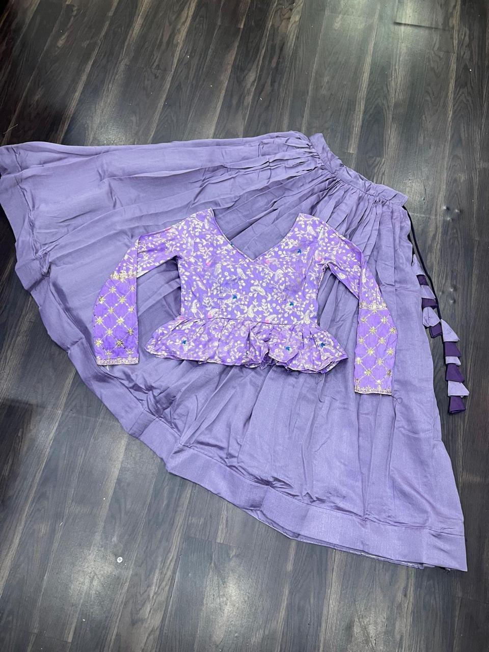 Trendy Lavender Lehenga Choli Collection